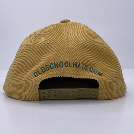 Steely Dan San Diego Padres Custom Embroidered Corduroy, yellow/brown rope hat, snapback ￼