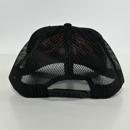 MFDAWGZ Mack Bulldog ￼on a black mesh SnapBack Hay Cap Collab Iggyman Custom Embroidered