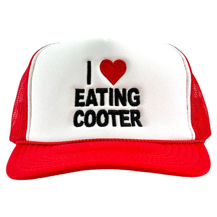 I LOVE EATING COOTER HAT Custom Embroidered ￼