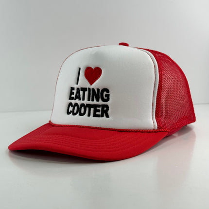 I LOVE EATING COOTER HAT Custom Embroidered ￼