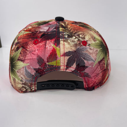 Show me your Butthole on a leaf pattern SnapBack Hat 1/1