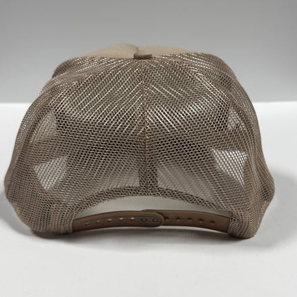 ONLY BUCKS Khaki Curve Bill Mesh Trucker Hat SnapBack Cap Funny Hat Custom Printed