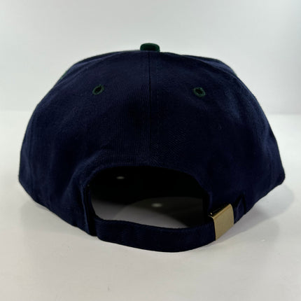 WORLDS MOST FATHER Vintage Strapback Mid Crown Hat Cap Custom Embroidered  we