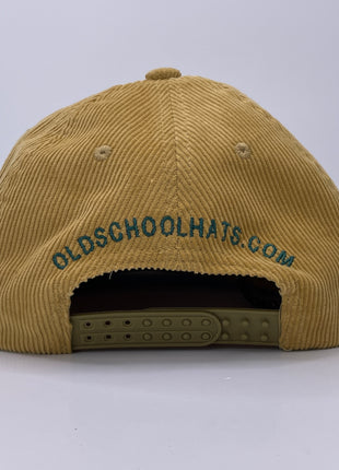 Steely Dan San Diego Padres Custom Embroidered Corduroy, yellow/brown rope hat, snapback ￼