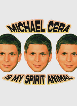 Michael Cera Is My Spirit Animal custom printed t-shirt