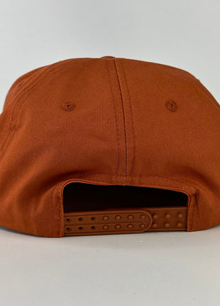I’LL BUST YOU WIDE OPEN FUNNY Snapback ROPE Burn Orange ￼hat cap Collab Justin Stagner Custom Embroidery