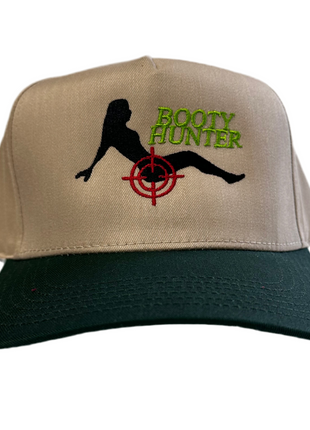Booty Hunter Trucker Adjustable Snapback Cap Funny Hunting Hat Custom Embroidered