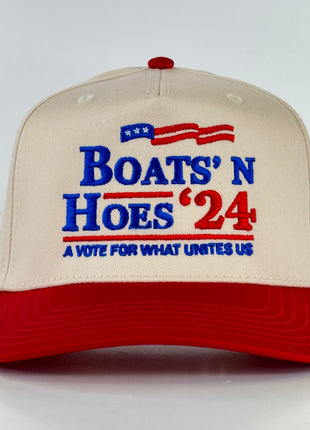 BOATS N HOES 24 HAT Custom Embroidered￼