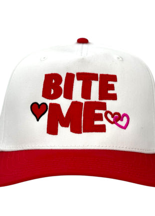 Bit Me Valentine’s Day Hat Custom Embroidered