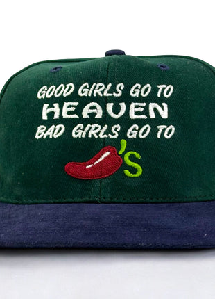 GOOD GIRLS GO TO HEAVEN HAT CUSTOM EMBROIDERY
