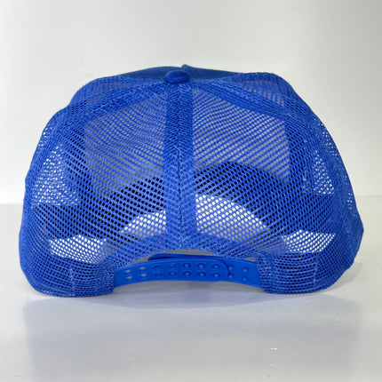 Stay alpha stay toxic take steroids on a blue mesh trucker rope hat collab Sean Barrett Custom Embroidered