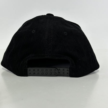 MFDAWGZ on a black corduroy rope SnapBack Hat Cap Collab Iggyman Custom Embroidery