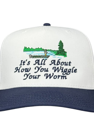 It’s All About How You Wiggle Your Worm Hat Custom Embroidered
