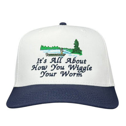 It’s All About How You Wiggle Your Worm Hat Custom Embroidered