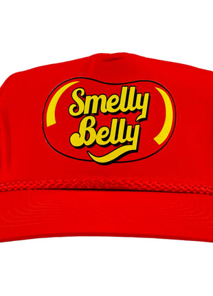 SMELLY BELLY SNAPBACK custom printed