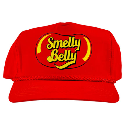 SMELLY BELLY SNAPBACK custom printed