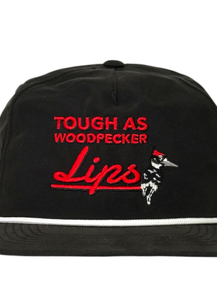 Justin Stagner Tough As Woodpecker Lips Hat Funny Southern Grandpa Rope Cap Collab