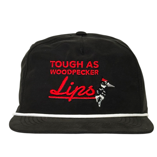 Justin Stagner Tough As Woodpecker Lips Hat Funny Southern Grandpa Rope Cap Collab