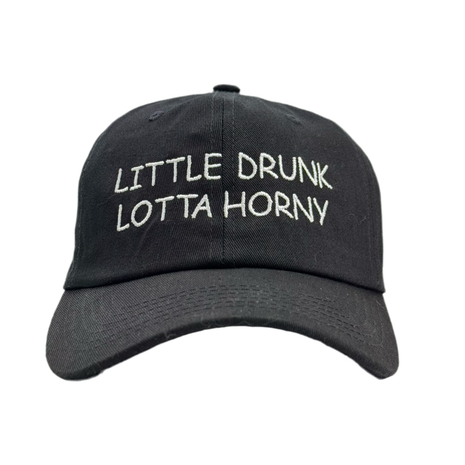 Little Drunk Custom Embroidered Dad Hat