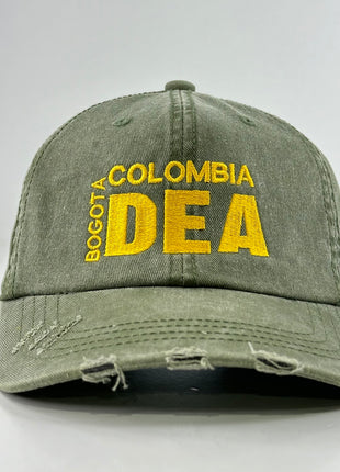 BOGOTA COLOMBIA DEA HAT Custom Embroidered Strapback
