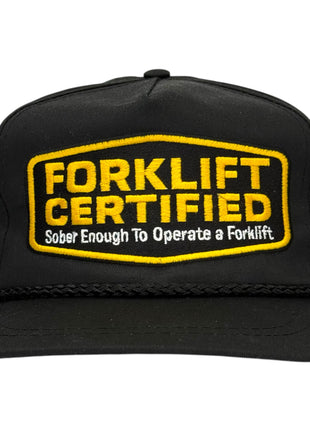 Forklift Certified Hat Custom Embroidered