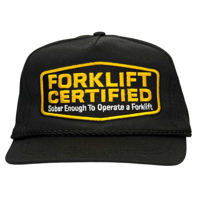 Forklift Certified Hat Custom Embroidered