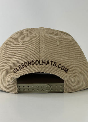 YOUR MOM GOT THE BIGGEST BOOTY Khaki Rope SnapBack Cap Hat Funny Custom Embroidered Collab Rowdy Roger