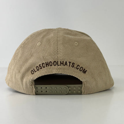 YOUR MOM GOT THE BIGGEST BOOTY Khaki Rope SnapBack Cap Hat Funny Custom Embroidered Collab Rowdy Roger