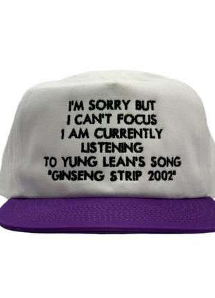 I’m Sorry But I Can’t Focus Custom Embroidered Hat
