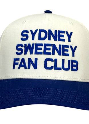 Sydney Sweeney Fan Club Hat Custom Embroidered