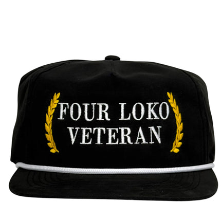 Four Loko Veteran Hat Custom Embroidered