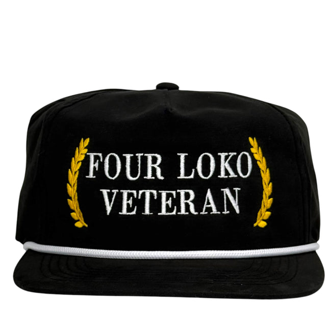 Four Loko Veteran Hat Custom Embroidered