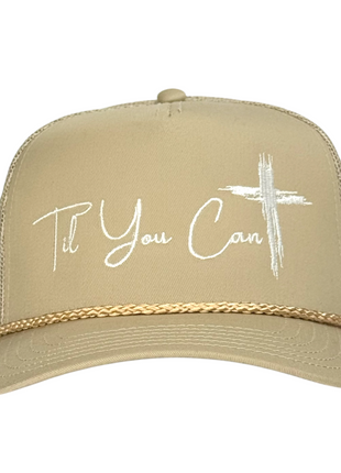 Til you can’t embroidered SnapBack hat