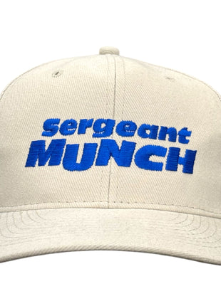 Sergeant MUNCH Cereal Hat Custom Embroidered