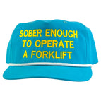 TEAL ROPE HAT