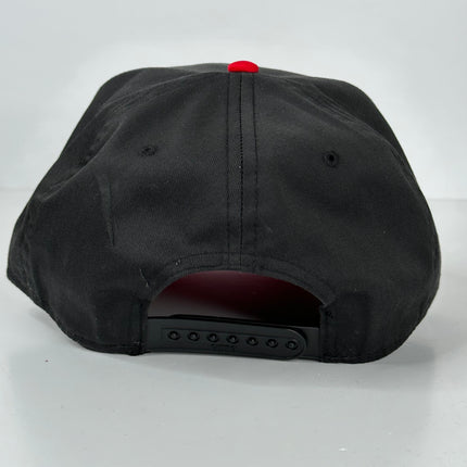 Do it for Dale on a black crown red brim SnapBack Hat Cap Custom embroidery
