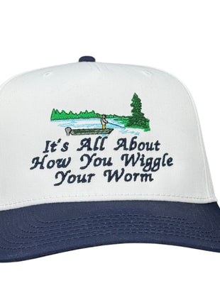 It’s All About How You Wiggle Your Worm Hat Custom Embroidered
