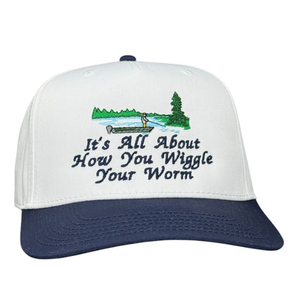 It’s All About How You Wiggle Your Worm Hat Custom Embroidered