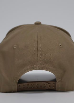 Lemme get the Chicken Tenders, A side of ranch, and a water custom embroidered tan rope snapback