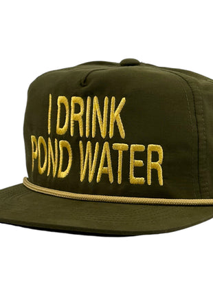 I DRINK POND WATER Hat Potent Frog Official Merch