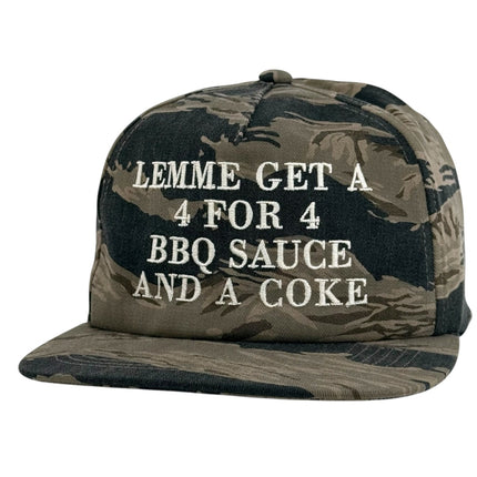 Lemme Get A 4 For 4 Custom Embroidered Hat
