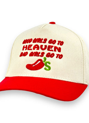 GOOD GIRLS GO TO HEAVEN HAT CUSTOM EMBROIDERY