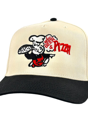 I NEED BEER & PIZZA EMBROIDERED HAT