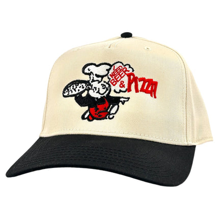 I NEED BEER & PIZZA EMBROIDERED HAT
