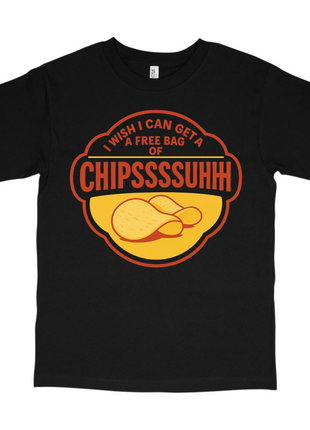 I wish I can get a free bag of chips TikTok viral meme T-shirt