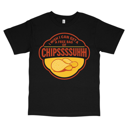 I wish I can get a free bag of chips TikTok viral meme T-shirt