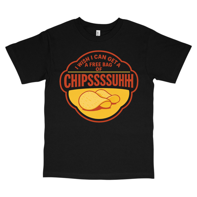 I wish I can get a free bag of chips TikTok viral meme T-shirt