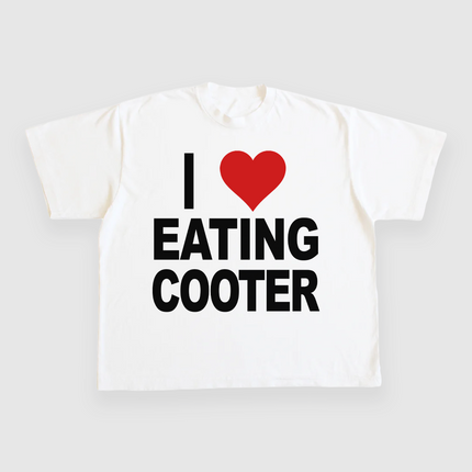 I Love Eating Cooter Custom Printed T-Shirt