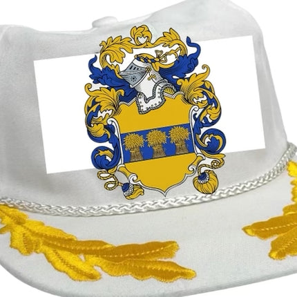 Custom order. Logo on Gold leaf Snapback Hat Cap Custom Embroidery