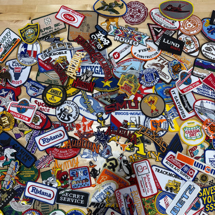 25pcs lot Random Mix Sew-on Iron on Patches Fashion Embroidered